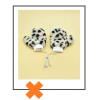 Peuter handschoenen dalmatiër print